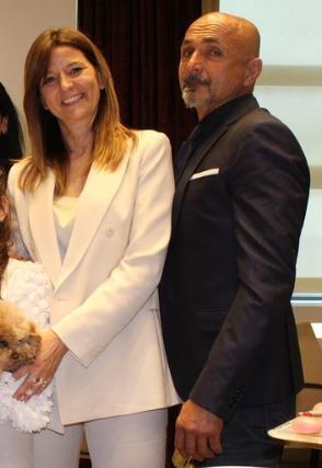 Tamara Spalletti with her husband Luciano Spalletti